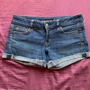 American Eagle Denim Cuffed Shorts - 4